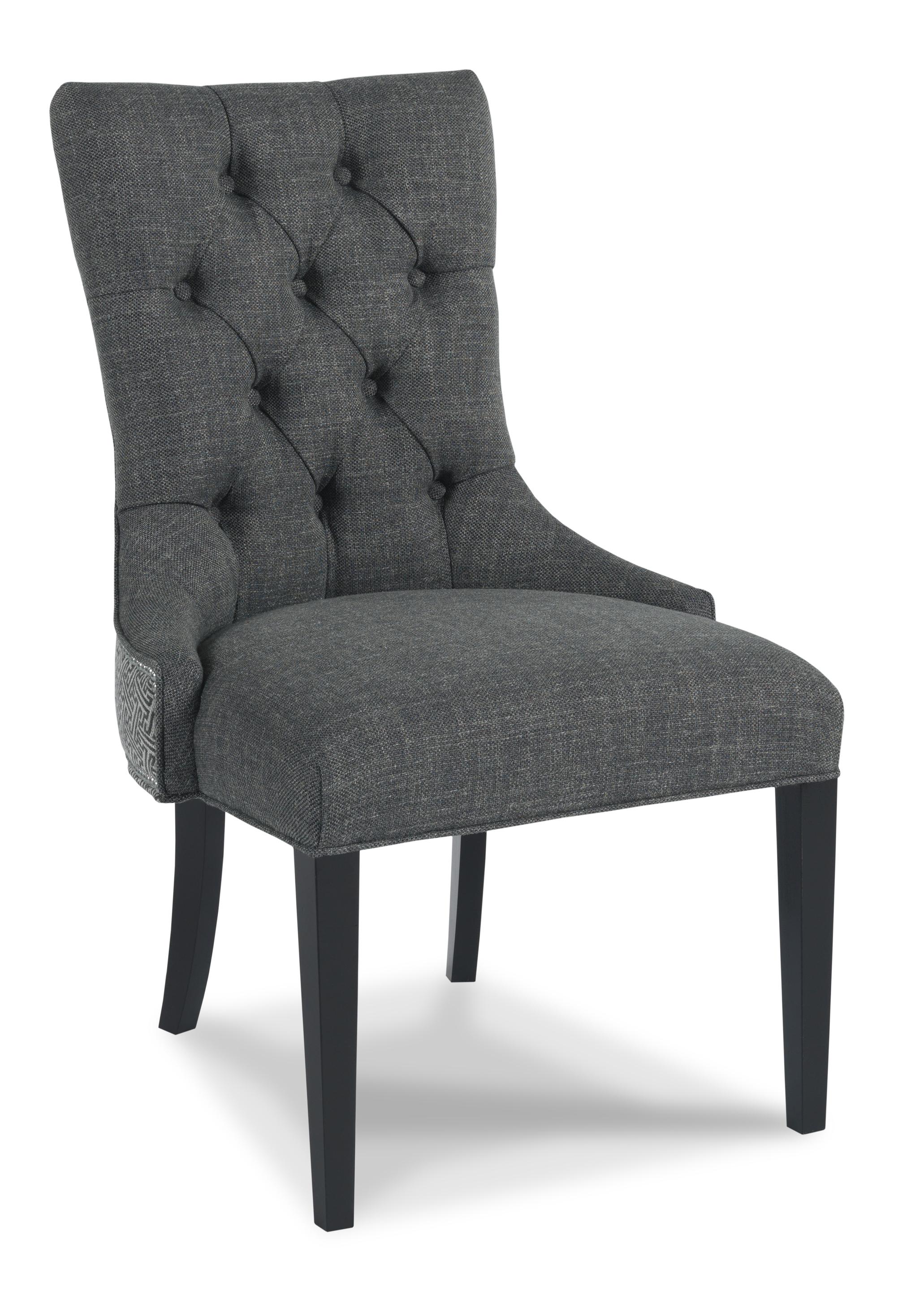 Sam Moore Walden Traditional Upholstered ButtonTufted Dining Side